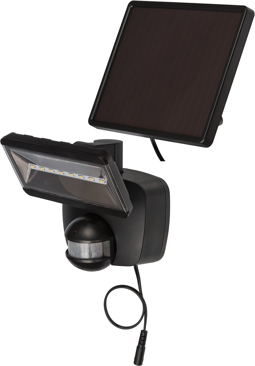 Lampe LED solaire SOL 800 IP44 avec détecteur de mouvements infrarouge  anthracite