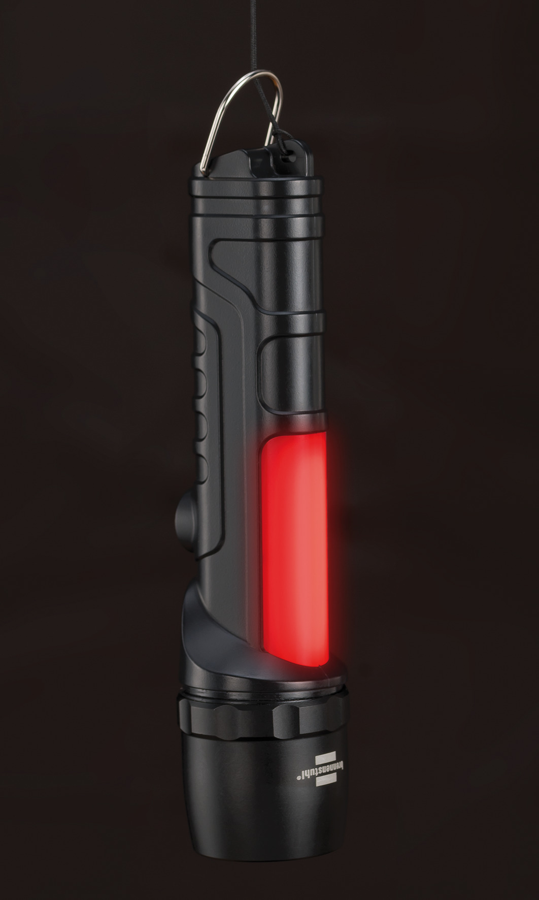 Brennenstuhl Lampe Torche LED TL 210 F - 180lm, 50m Portée, 4 Modes, IP44, Piles Incluses