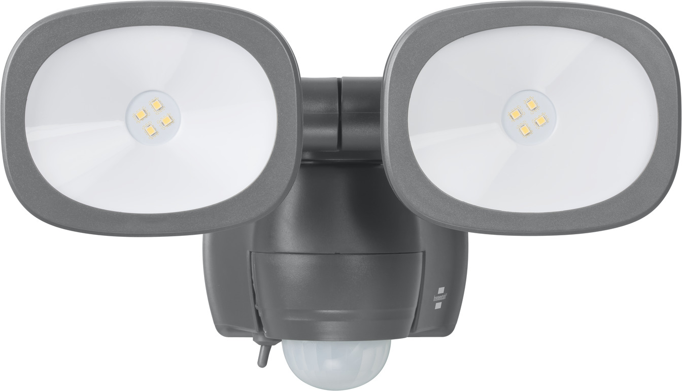 Plafoniera Zoom LED con sensore di movimento, in alluminio, grigio, 30W 1800LM | Leroy Merlin