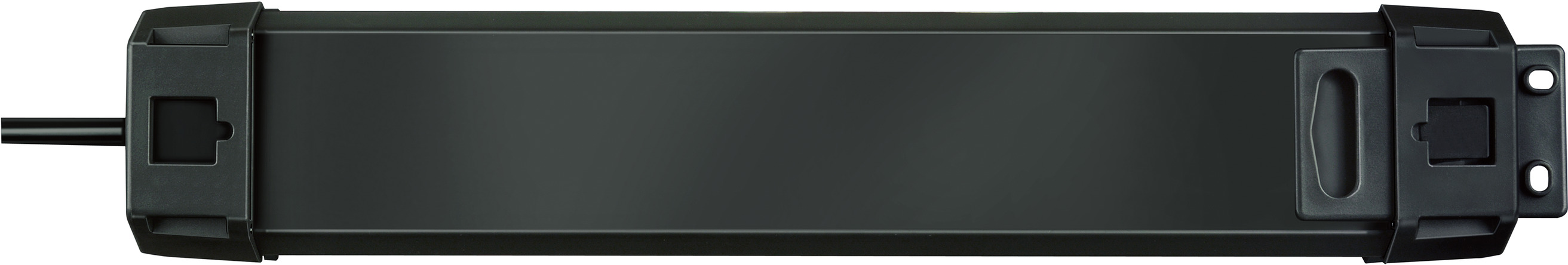 Prolongateur multiprise Premium-Line avec parasurtenseur 60.000A avec  chargeur USB 6 prises noir 3m H05VV-F 3G1,5 *BE*