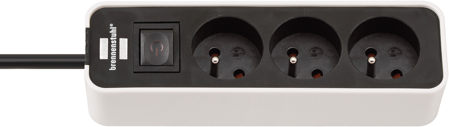 Brennenstuhl multiprise Vario avec chargeur USB 5x blanc, 1,4m