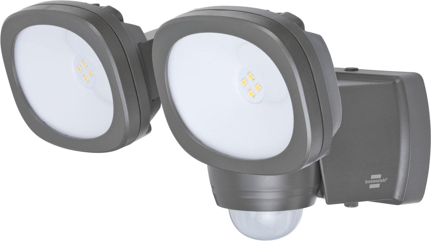 Vaarwel Pat Medicinaal Batterij LED Straler LUFOS 420 met infrarood-bewegingsmelder IP44 2x240lm |  brennenstuhl®