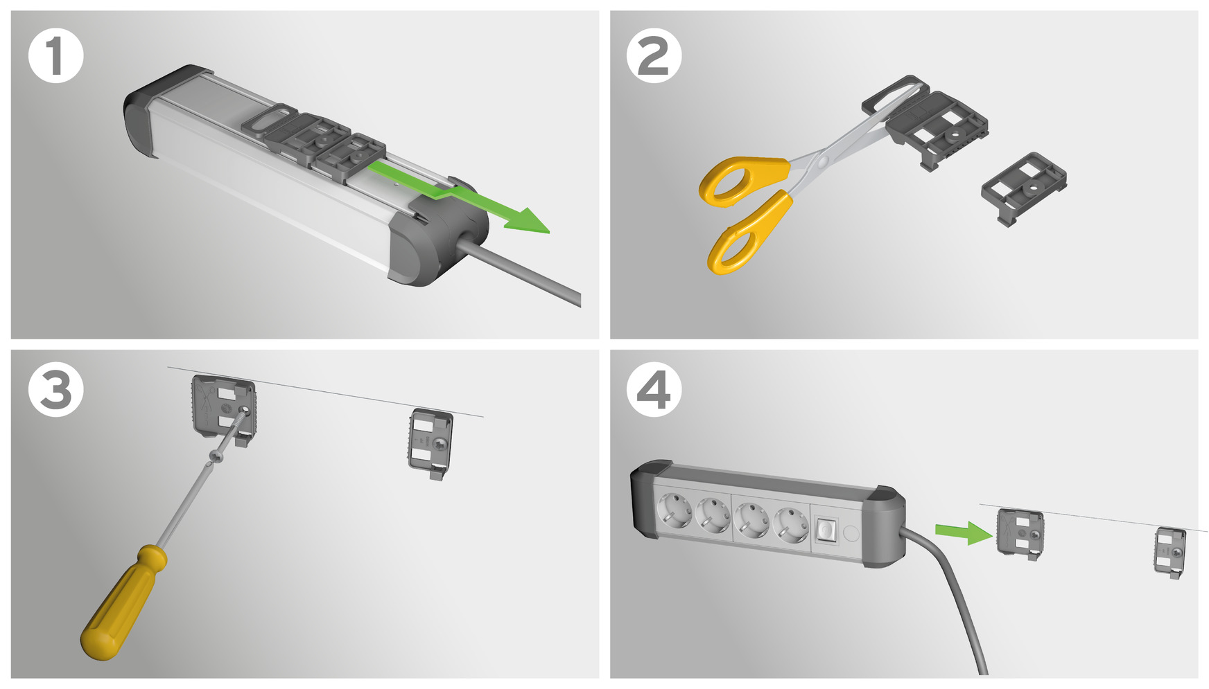 Brennenstuhl Primera-Line 1153305120 Stekkerdoos met 10 stopcontacten, ruimtebesparend, 2 aan/uit-schakelaars voor elk 5 stopcontacten, 2 m kabel, zwart