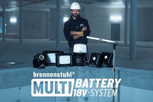 Nieuws in het brennenstuhl® Multi Batterij 18V Systeem